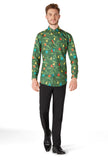 Chemise Suitmeister Christmas Green Tree Shirt