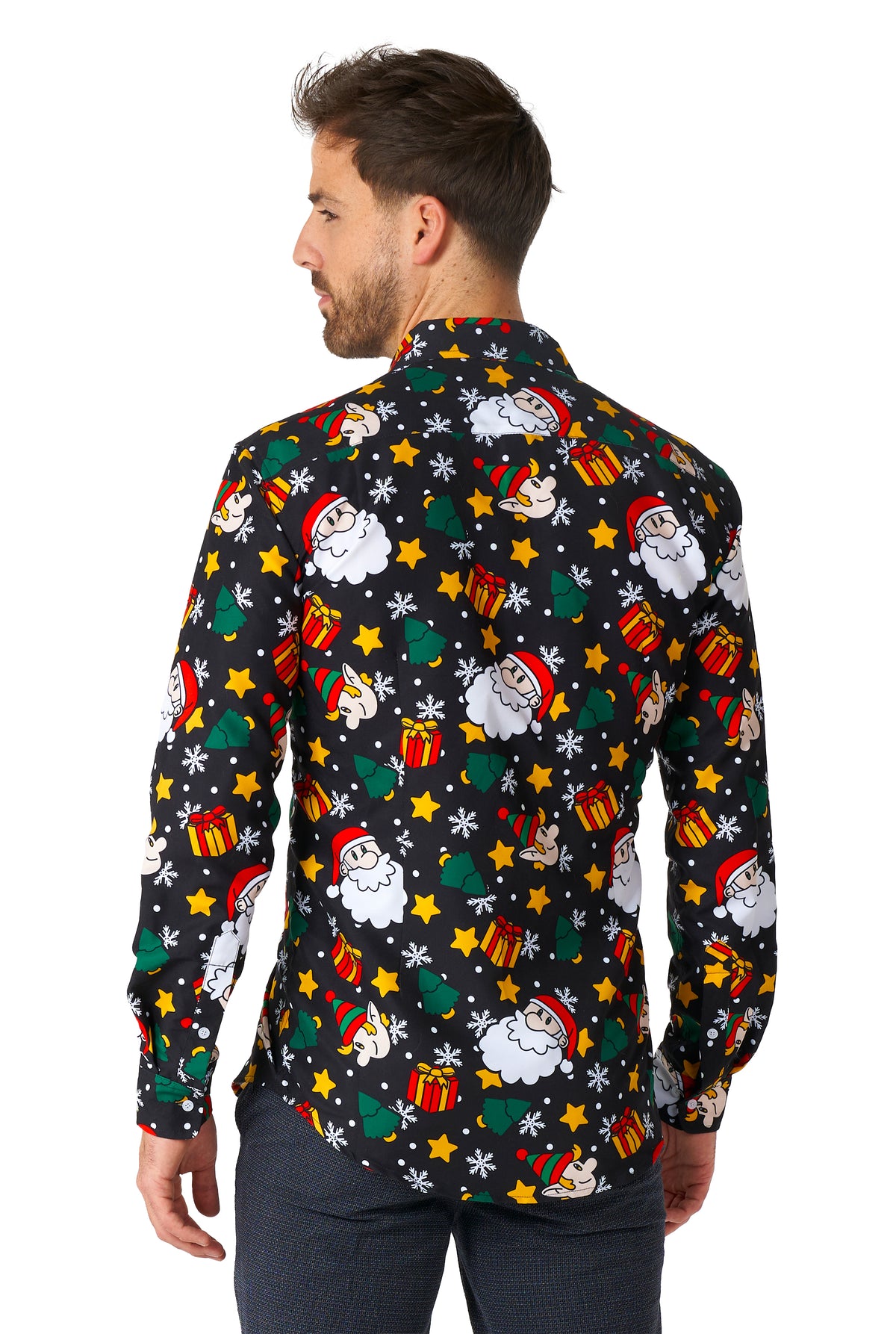 Chemise Suitmeister Santa Elves Black