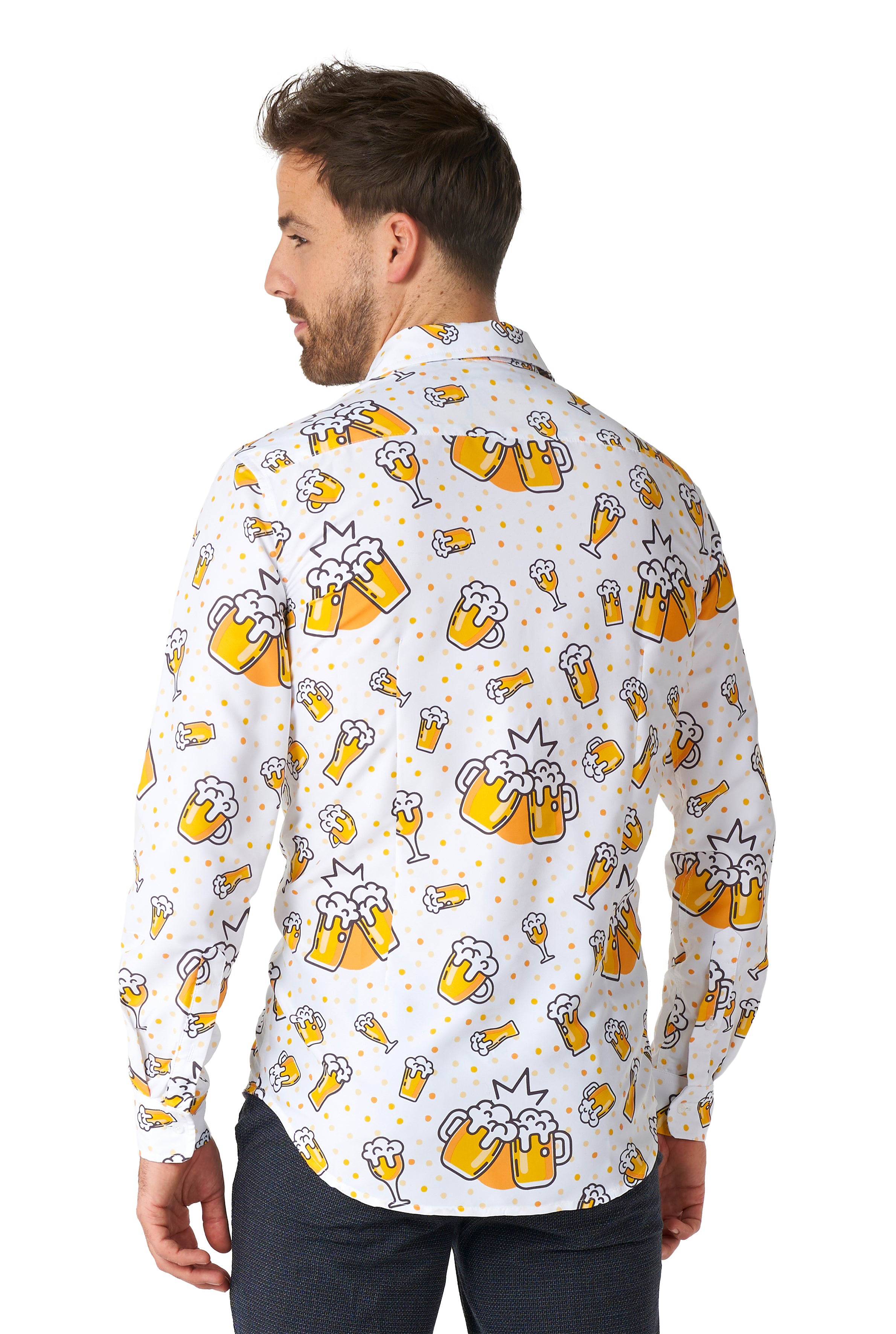 Chemise Suitmeister Beer White