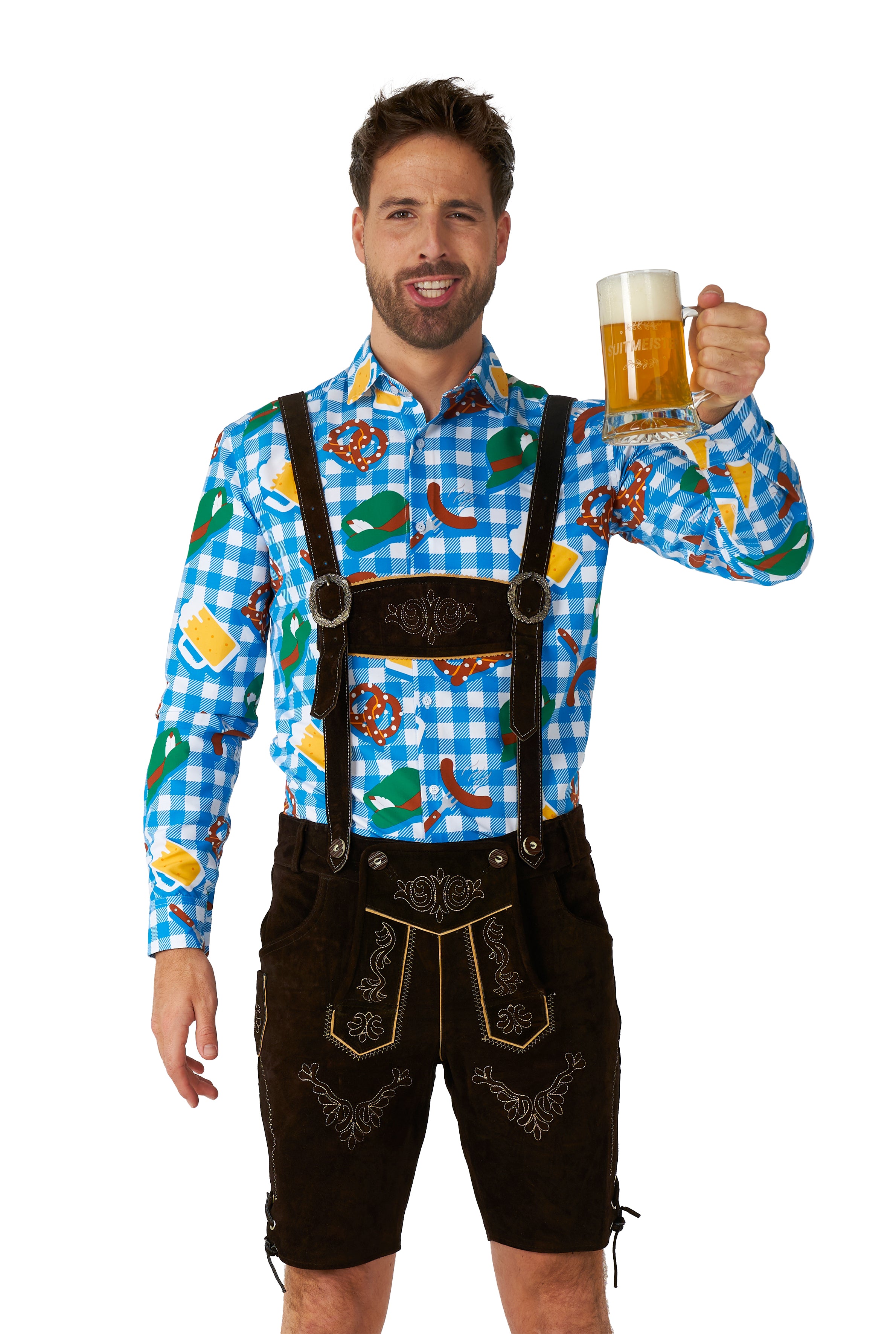 Chemise Suitmeister October Check Blue