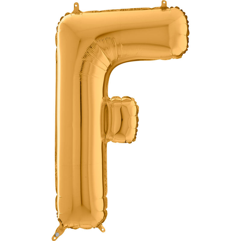 Lettre F Or 26
