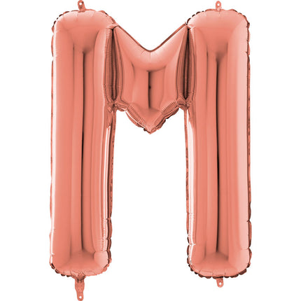 Lettre M Rose Gold 26