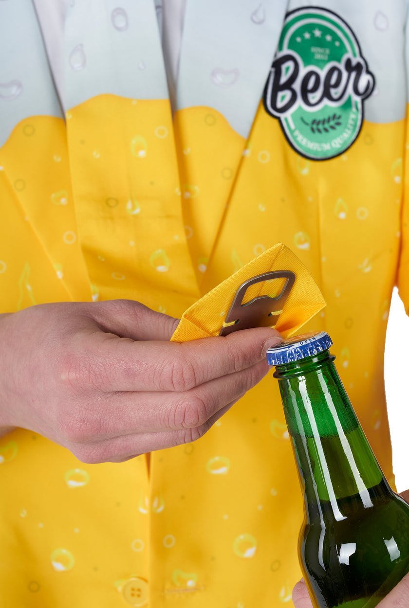 Costume Suitmeister Premium Beer Yellow