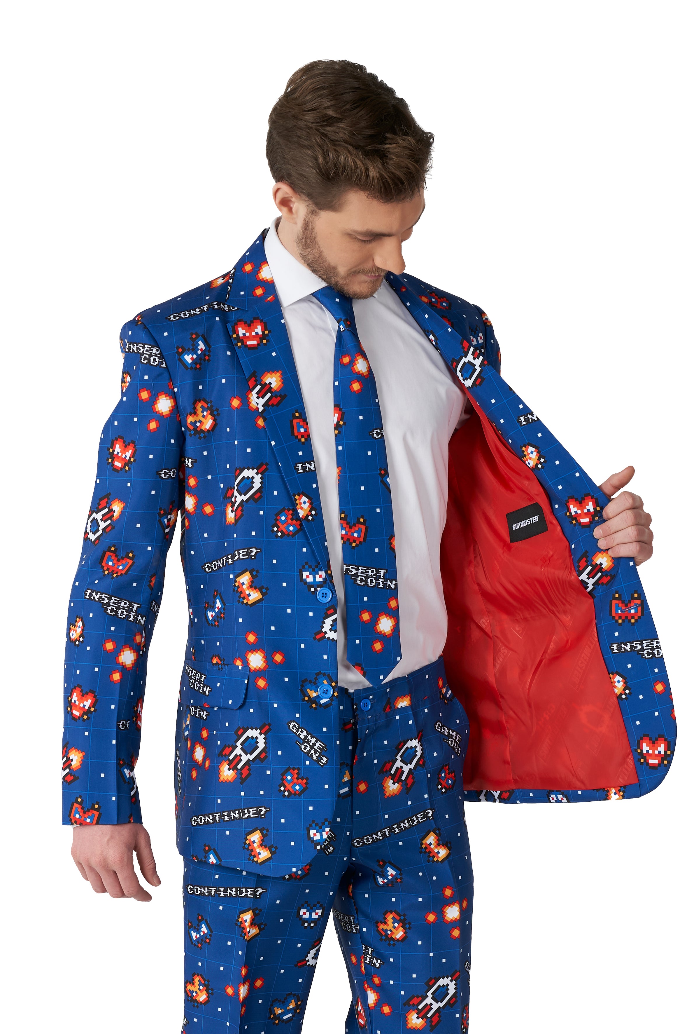 Costume Suitmeister Retro Gamer Navy