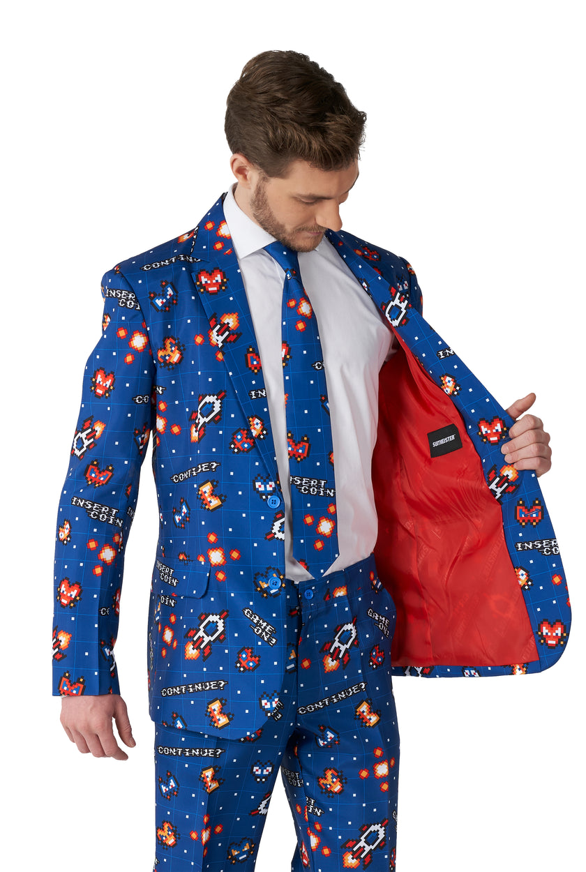 Costume Suitmeister Retro Gamer Navy