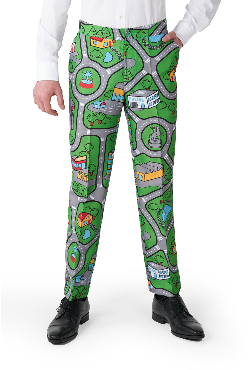 Costume Suitmeister Carpet City Green