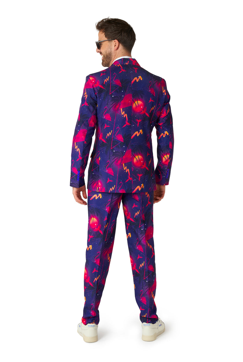 Costume Suitmeister Retro Neon Navy