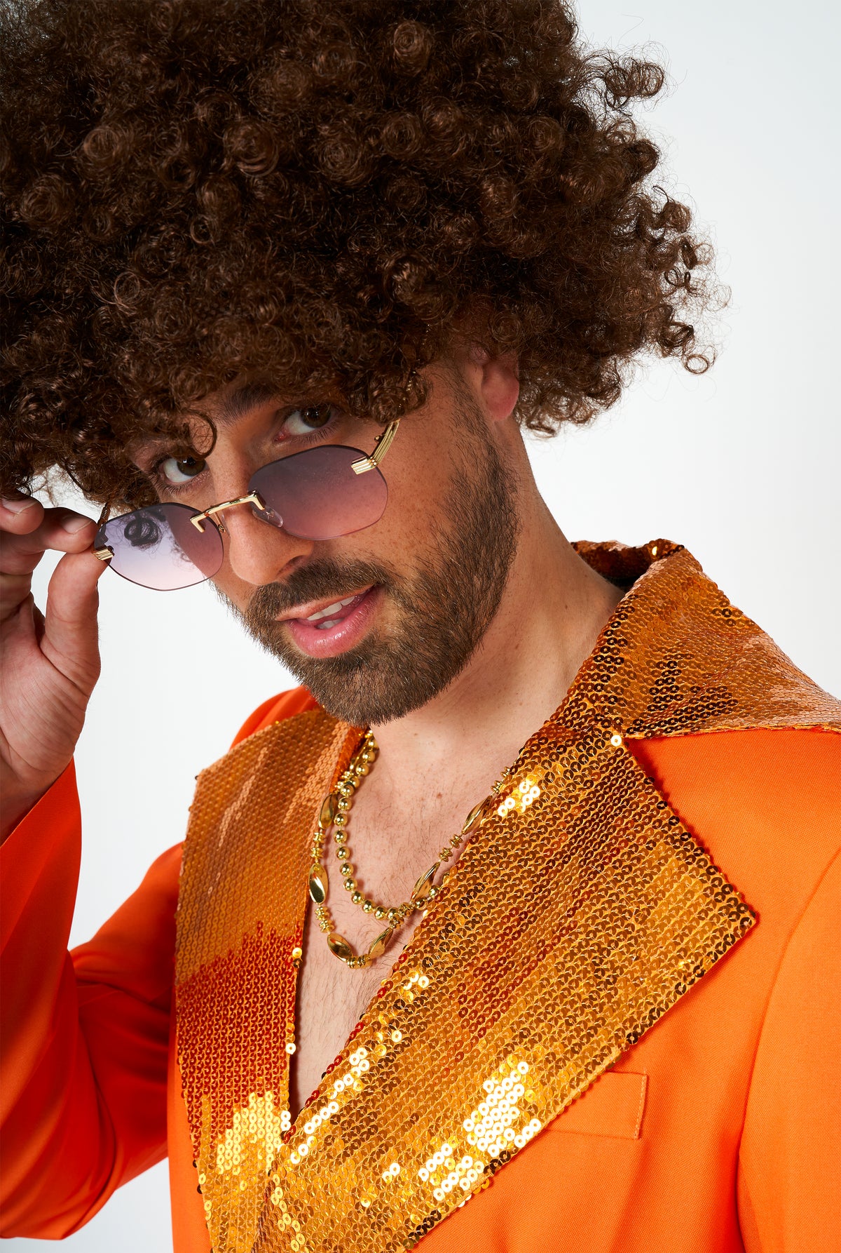 Costume Suitmeister Disco Suit Orange