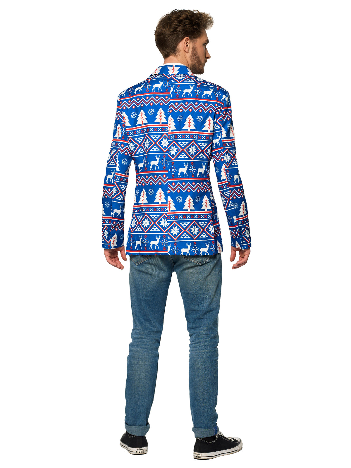 Veste Suitmeister Christmas Blue Nordic Jacket