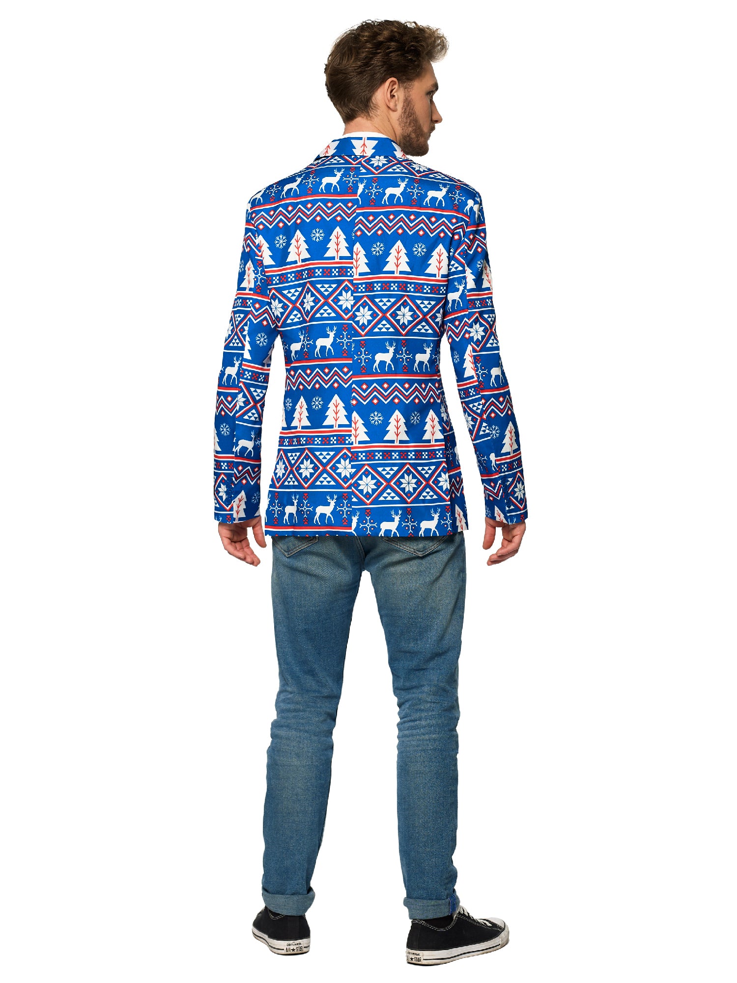 Veste Suitmeister Christmas Blue Nordic Jacket