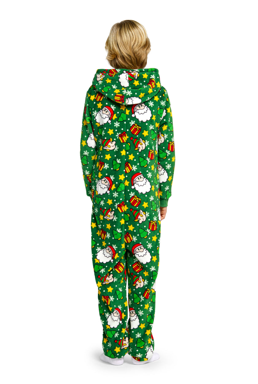 Combinaison Suitmeister BOYS Santa Elves Green