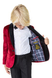 Veste OppoSuits Deluxe BOYS Dinner Jacket - Burgundy