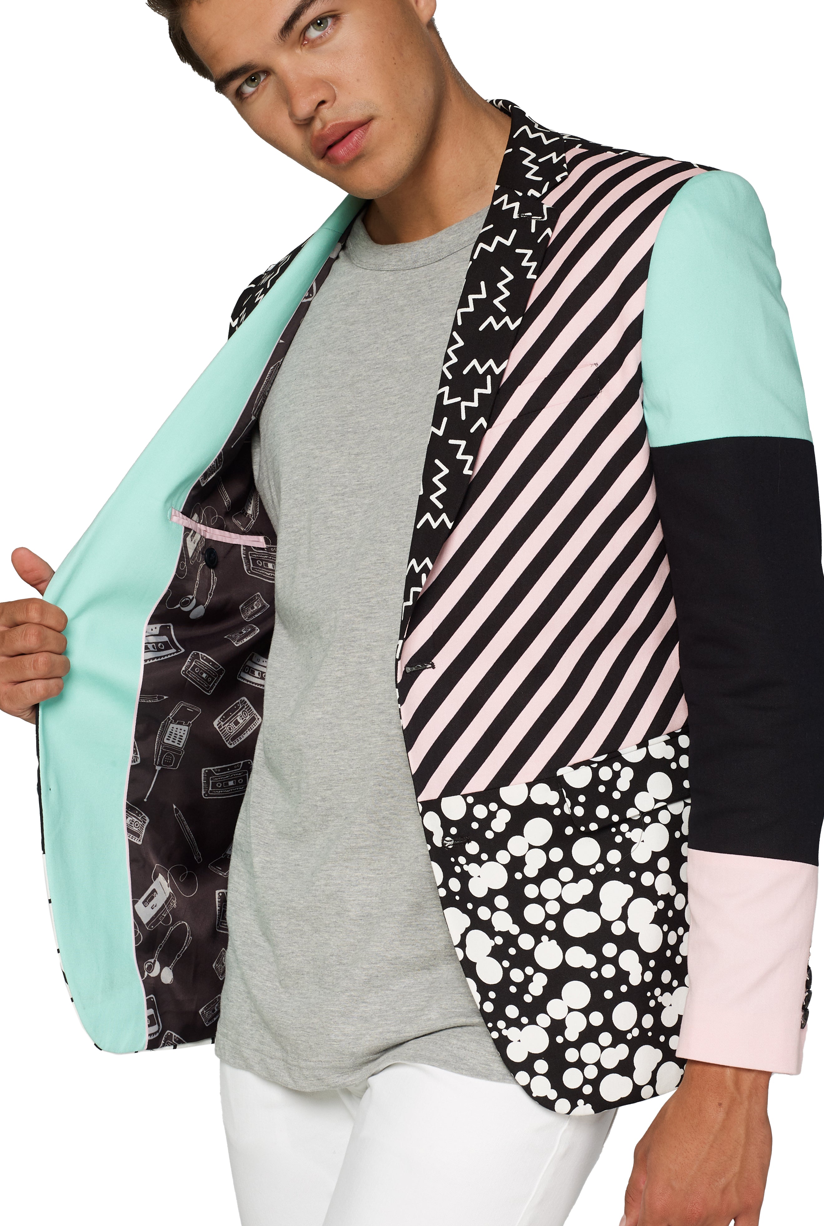 Veste OppoSuits Deluxe Retro - Cut & Sew - Black