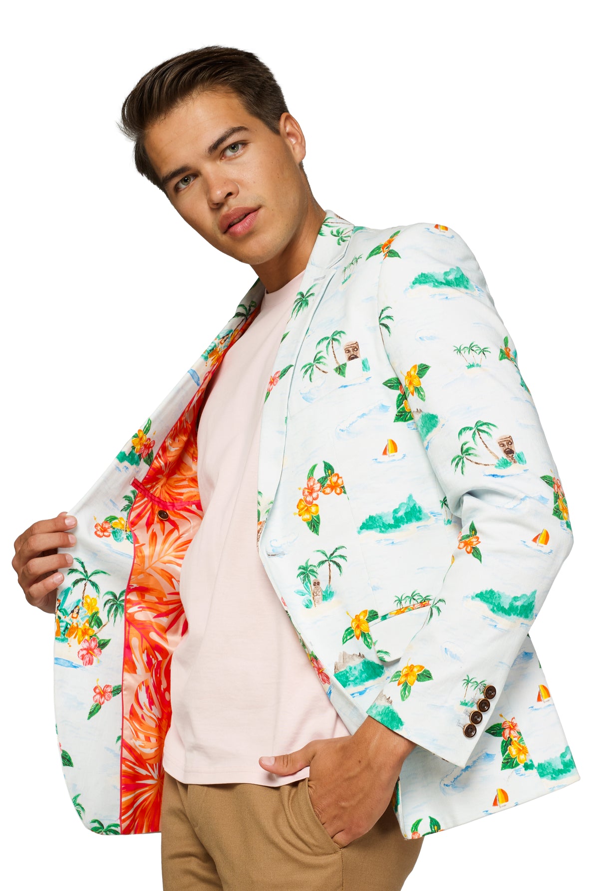 Veste OppoSuits Deluxe Tropical - Hawaiian - Aloha Blue