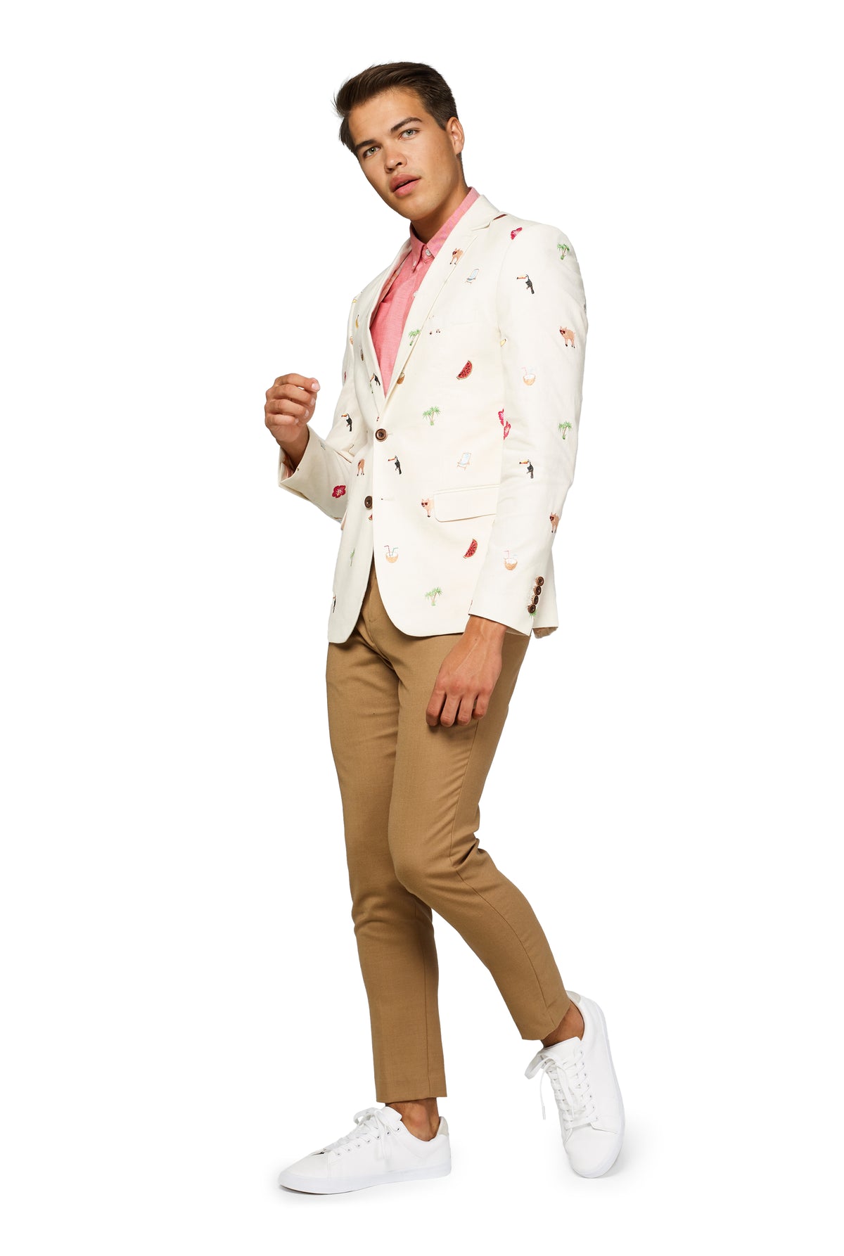 Veste OppoSuits Deluxe Tropical - Summer Icons - Off White