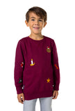 Pull OppoSuits Deluxe BOYS X-Mas Icons - Burgundy