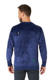 Pull OppoSuits Deluxe Velvet Navy - Xmas Icons