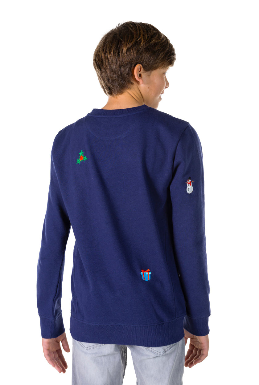 Pull OppoSuits Deluxe TEEN BOYS X-Mas Icons - Navy