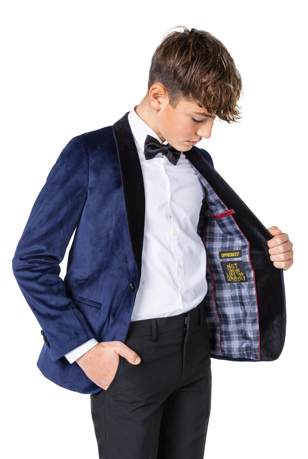 Veste OppoSuits Deluxe TEEN BOYS Dinner Jacket - Deep Navy