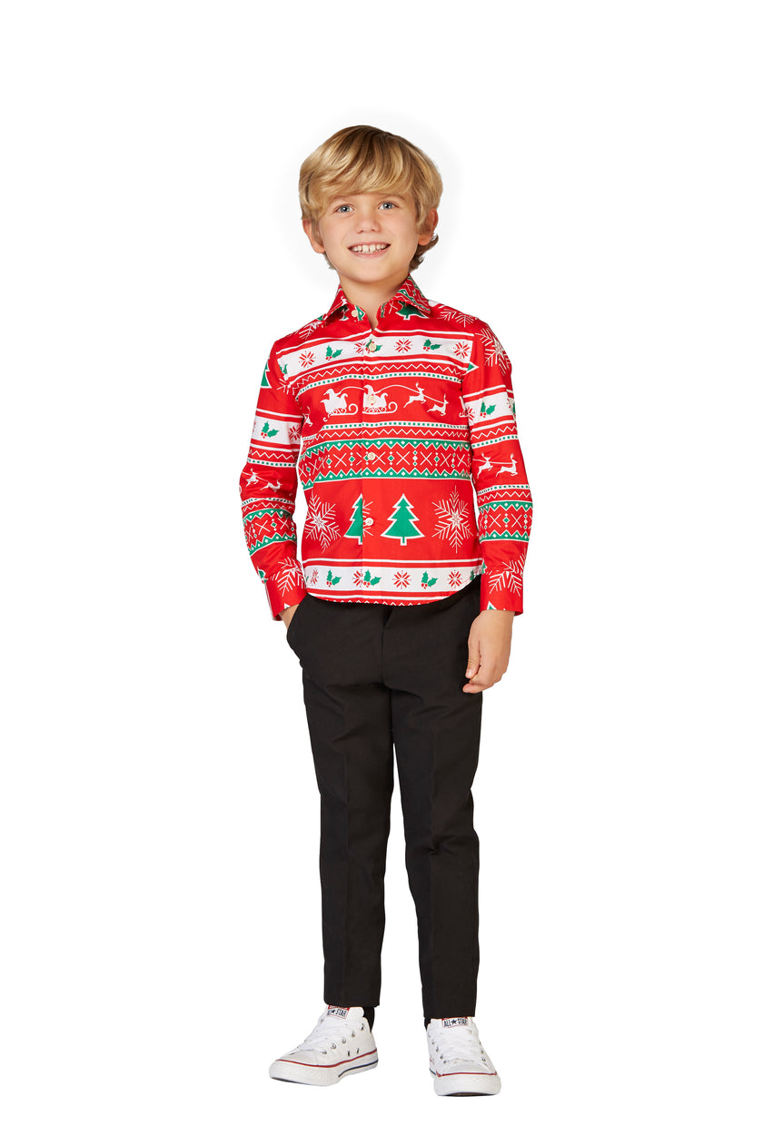 Chemise OppoSuits SHIRT LS Winter Wonderland