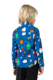 Chemise OppoSuits SHIRT LS Festivity Blue Boys