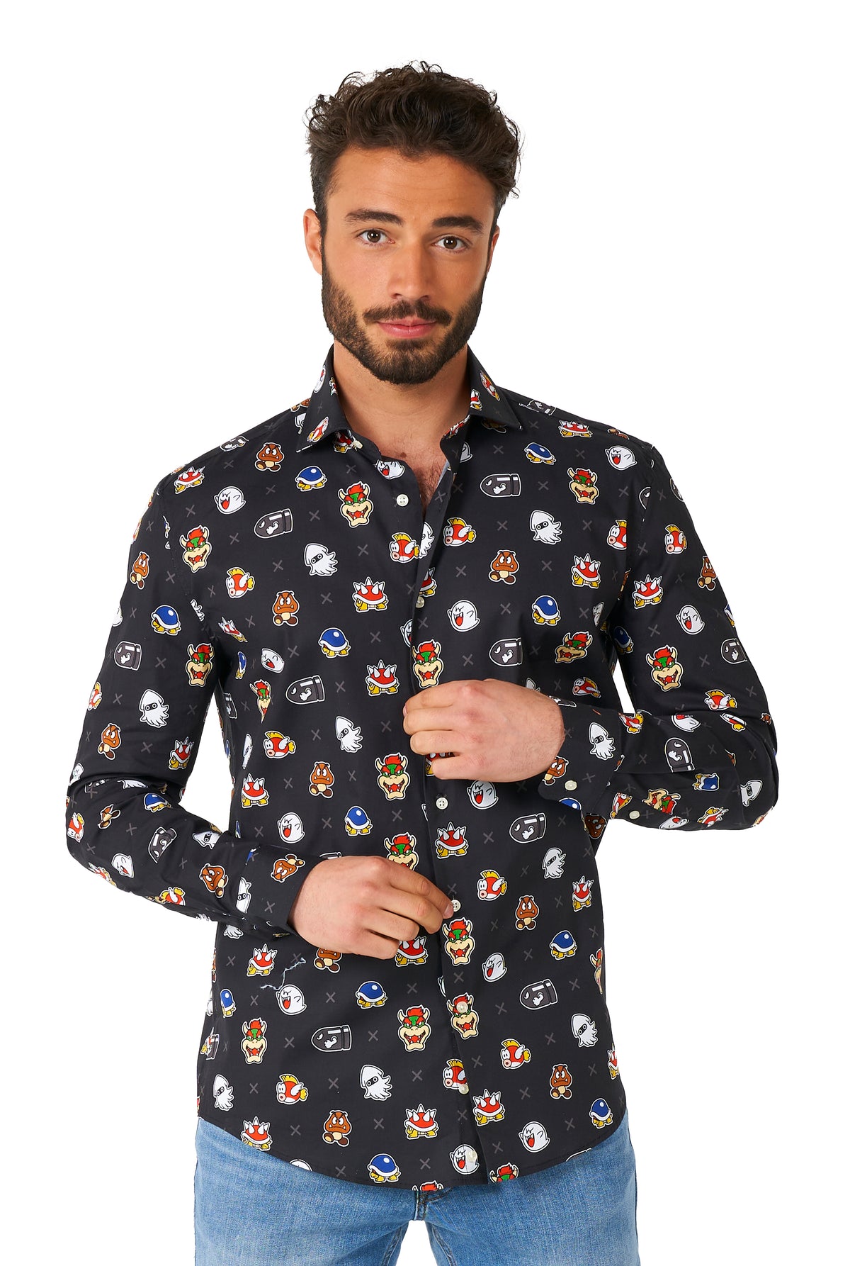 Chemise OppoSuits SHIRT LS Super Mario™ Bad Guys
