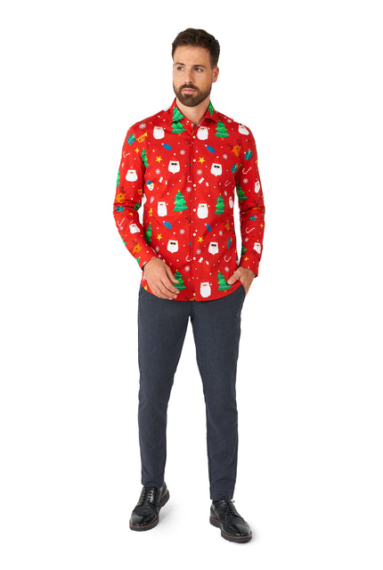 Chemise OppoSuits SHIRT LS Festivity Red