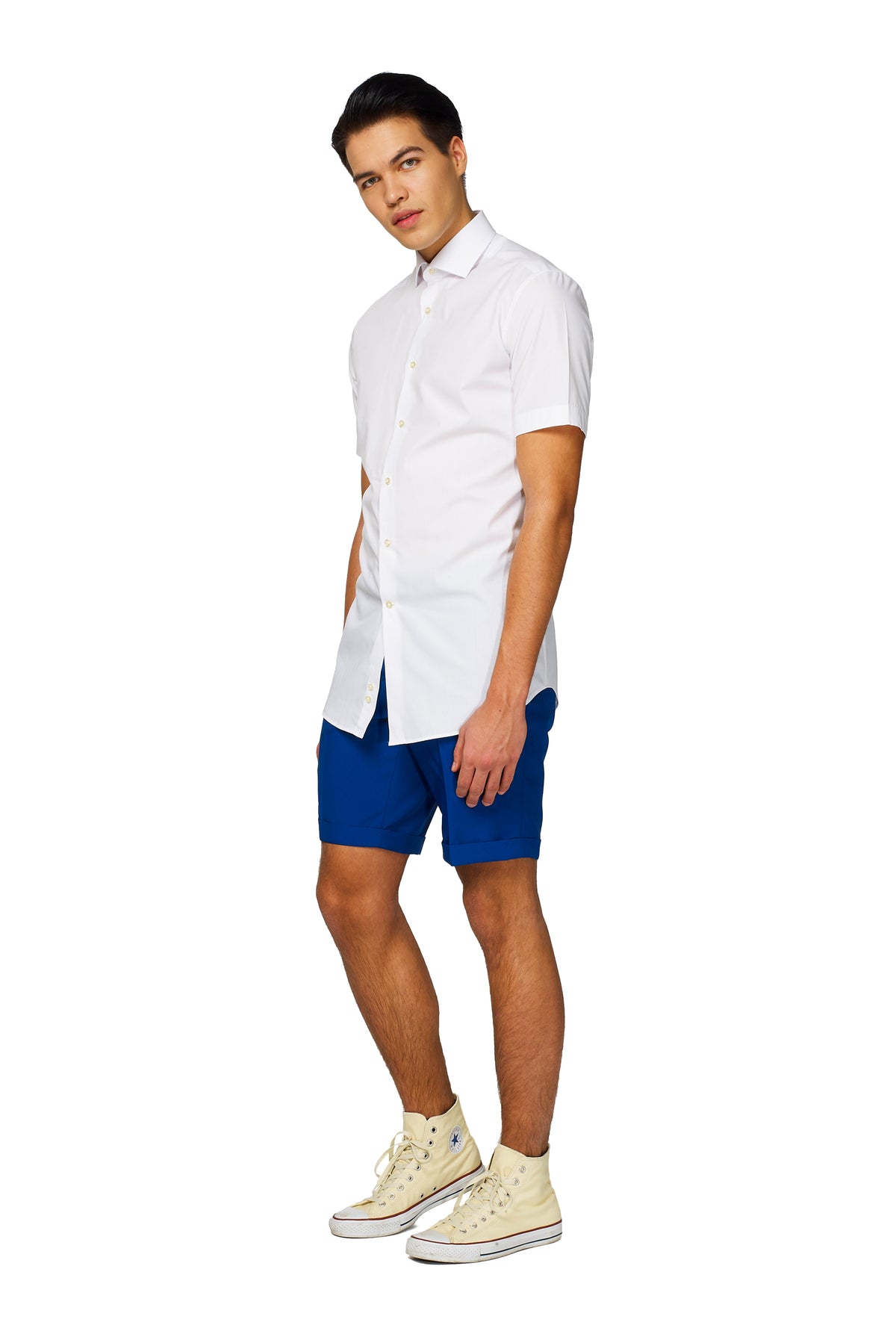 Chemise OppoSuits SHIRT Short Sleeve White Knight