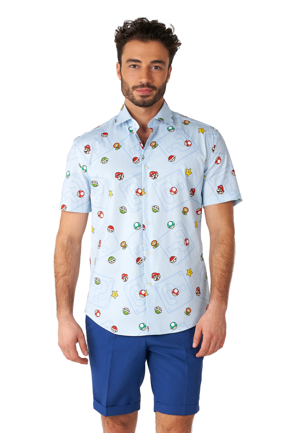 Chemise OppoSuits SHIRT Short Sleeve Super Mario Icons