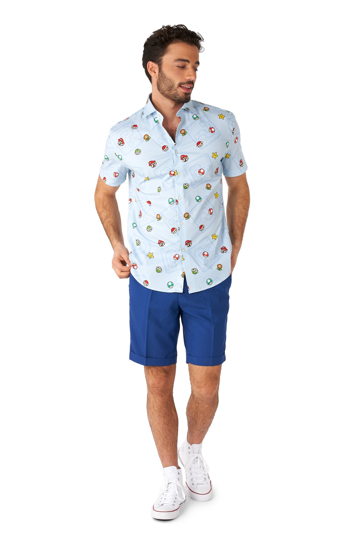 Chemise OppoSuits SHIRT Short Sleeve Super Mario Icons