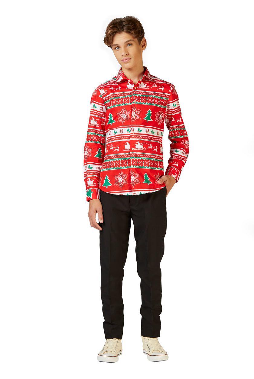 Chemise OppoSuits SHIRT LS Winter Wonderland
