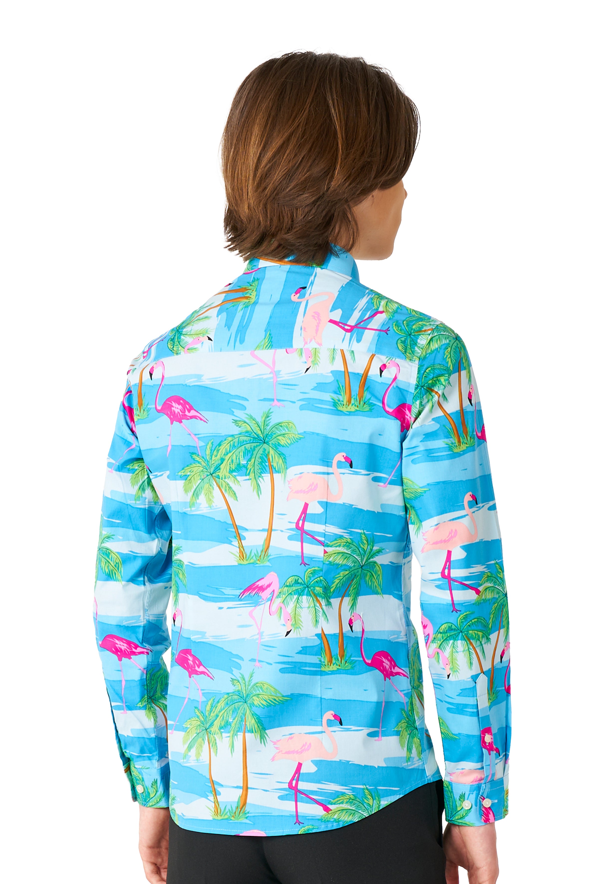 Chemise OppoSuits SHIRT LS Flaminguy Teen Boys