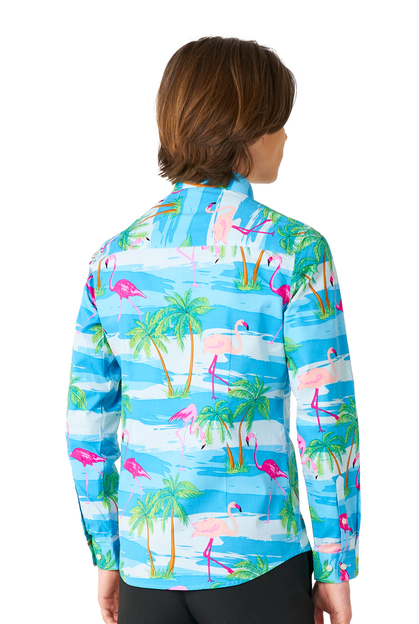 Chemise OppoSuits SHIRT LS Flaminguy Teen Boys