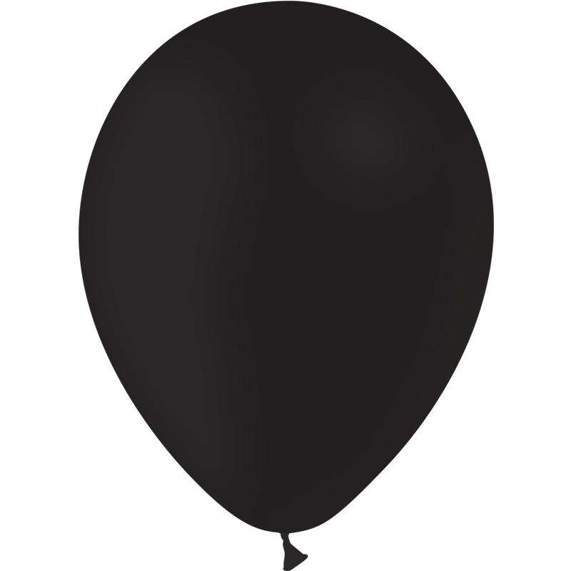 50 Ballons Latex HG95 Noir - Balloonia