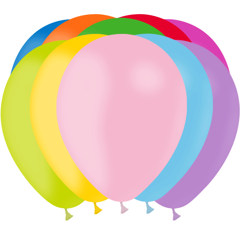 24 Ballons Latex HG95 Assortis - Balloonia