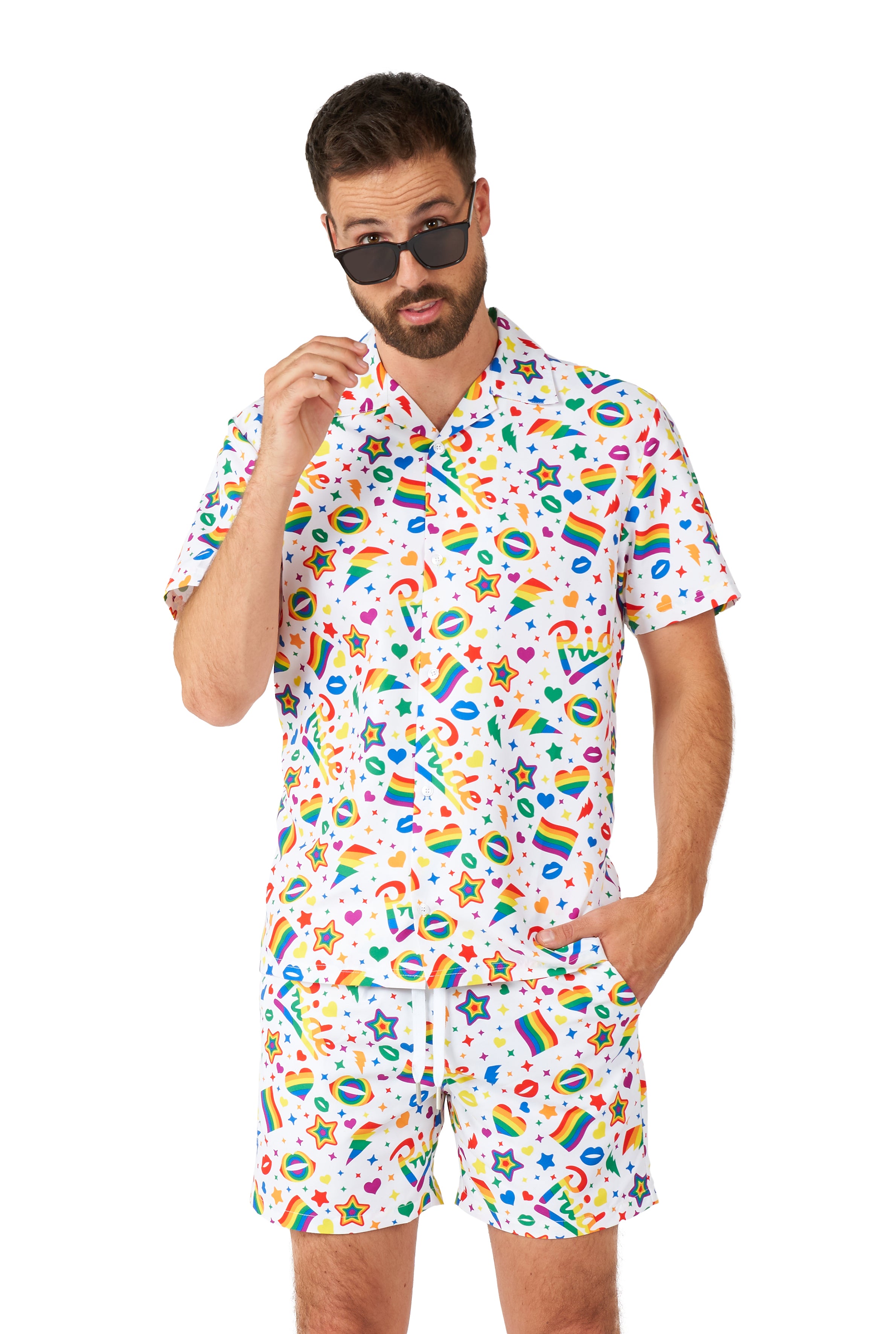 Ensemble d'été Suitmeister Pride Icons White