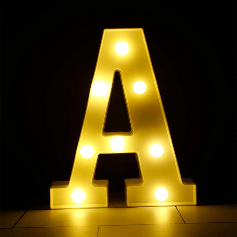 Lettre A Lumineuse LED - Borosino