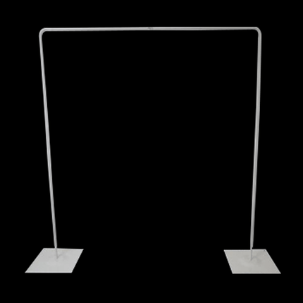 Arche Carrée Blanc en Métal - Borosino